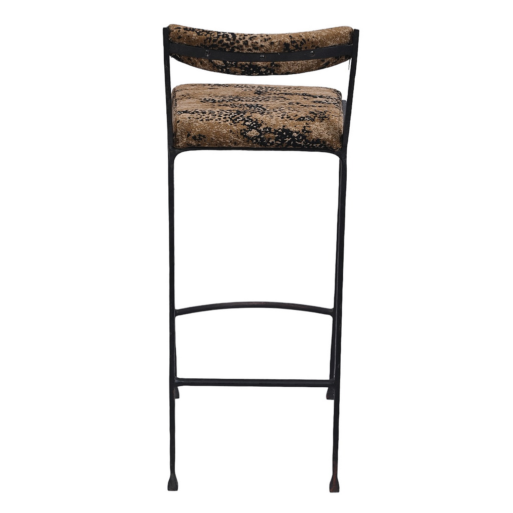 Iron bar stool
