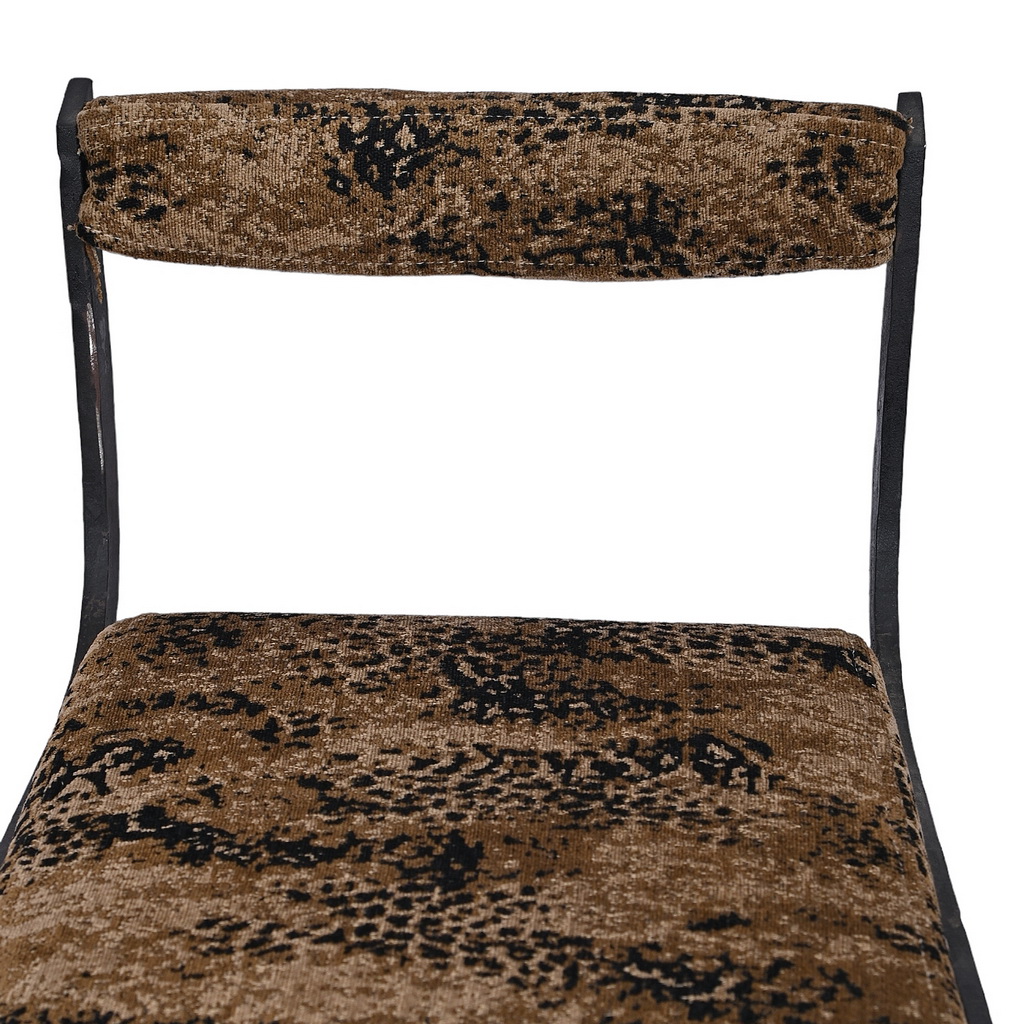 Iron bar stool