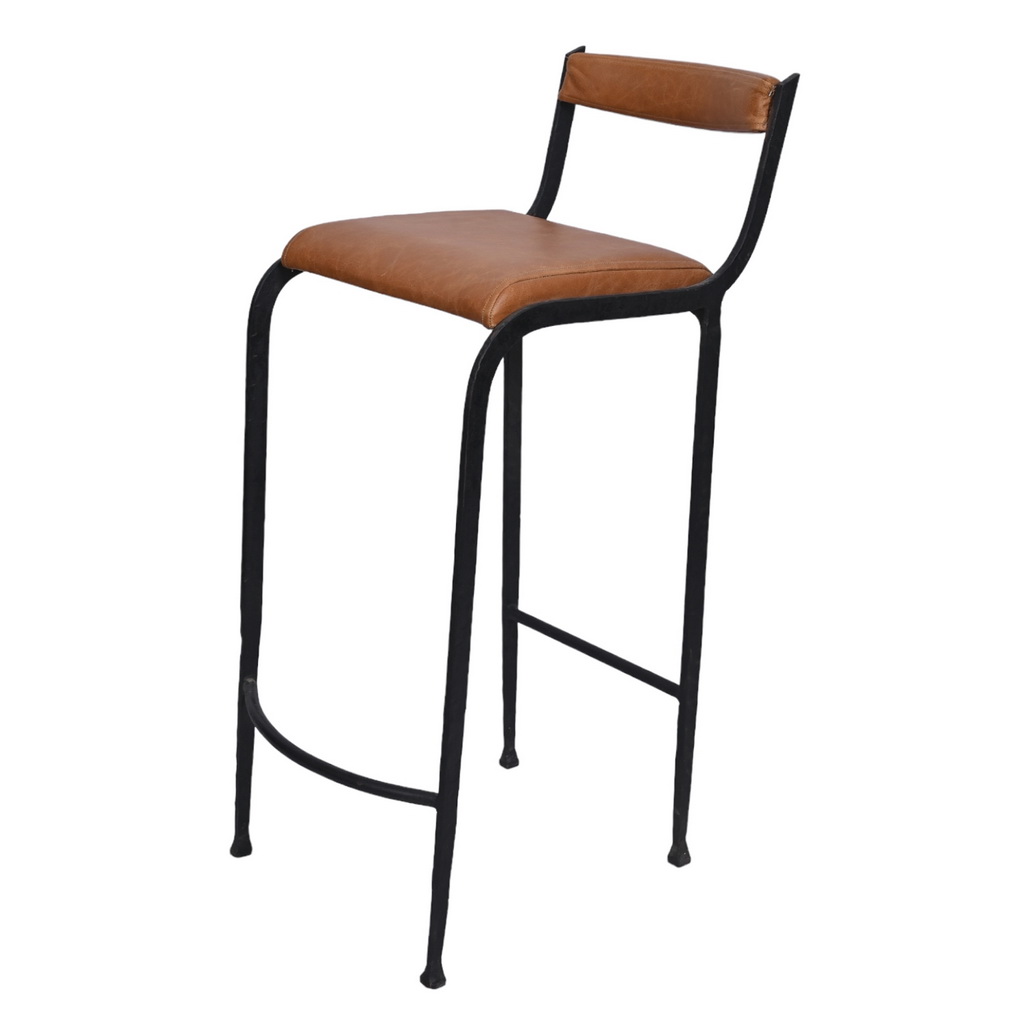 Iron bar stool