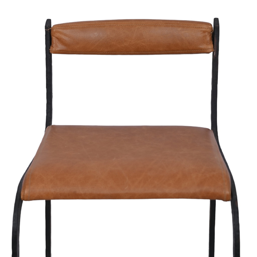 Iron bar stool