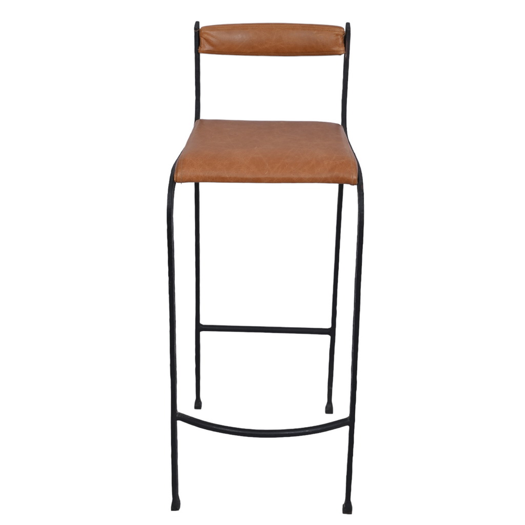Iron bar stool