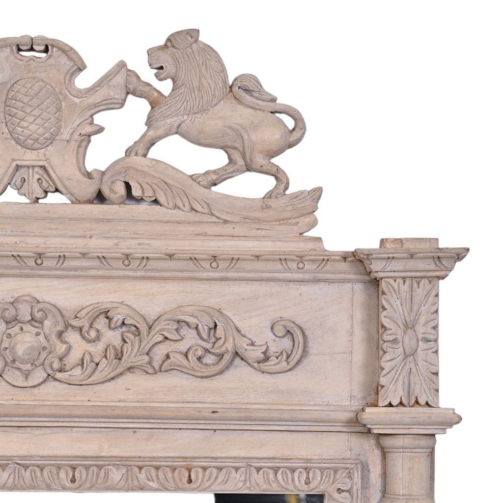 French carved mirror frame