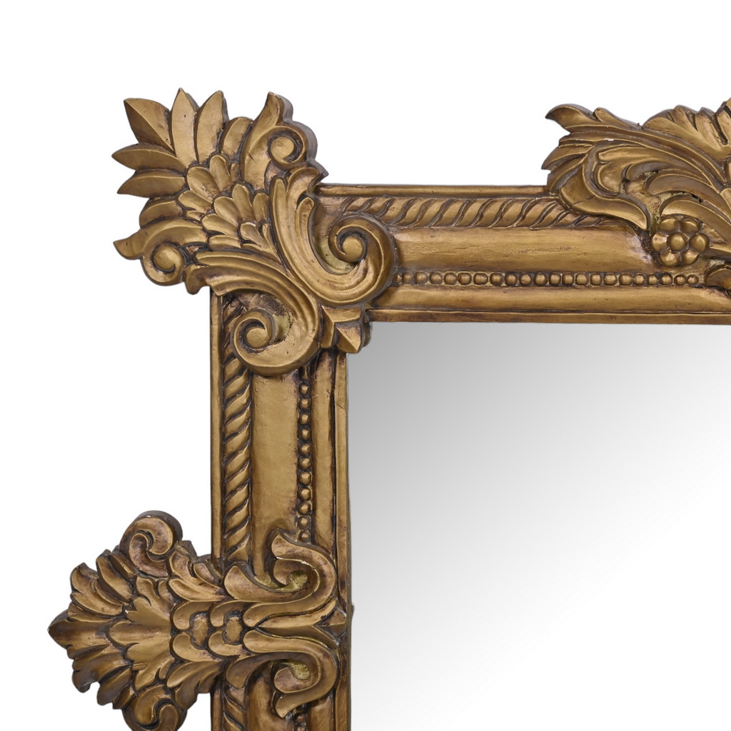Carved mirror frame