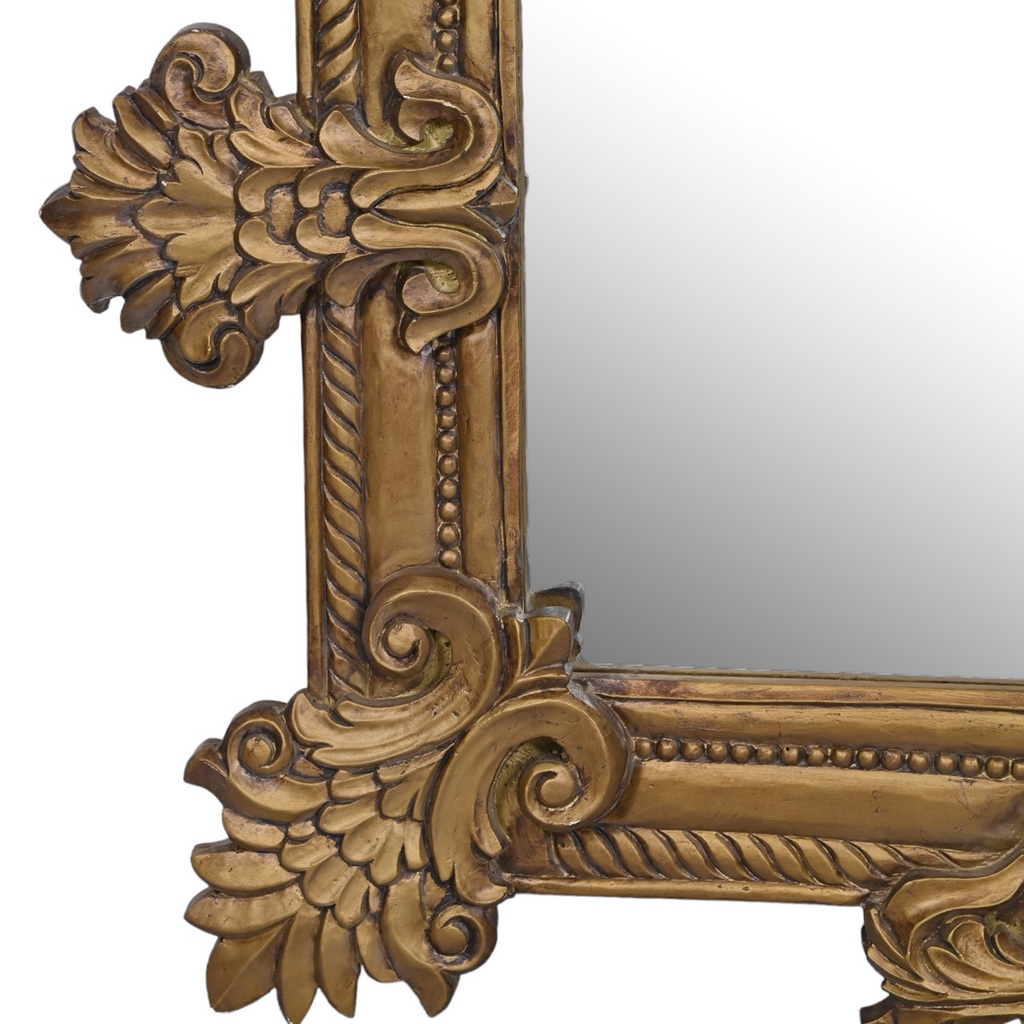 Carved mirror frame