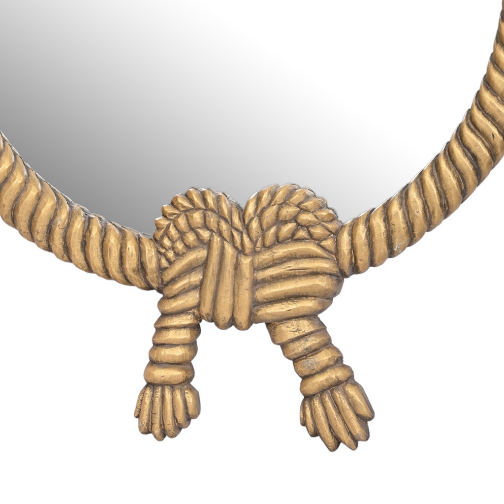 Rope circular mirror