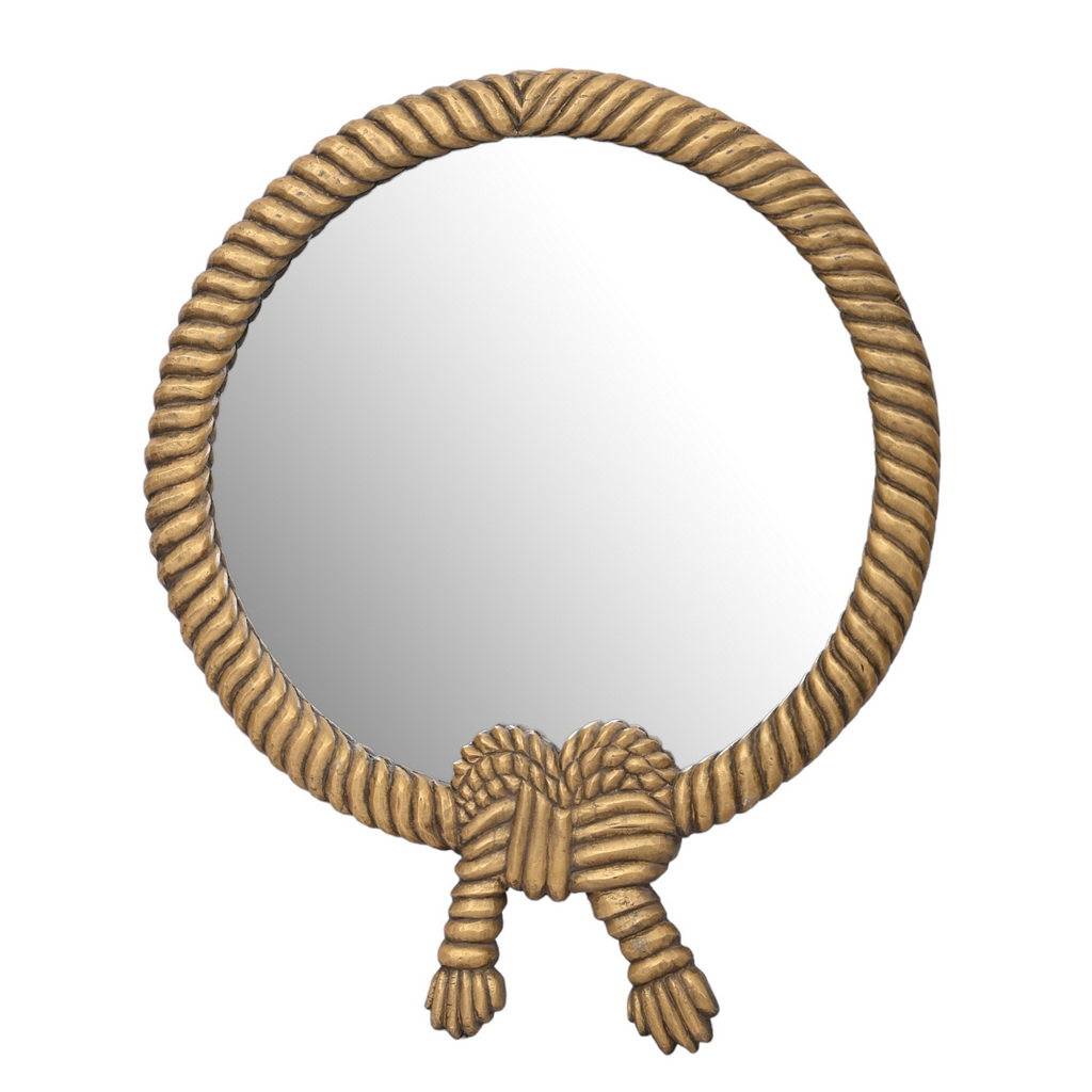 Rope circular mirror
