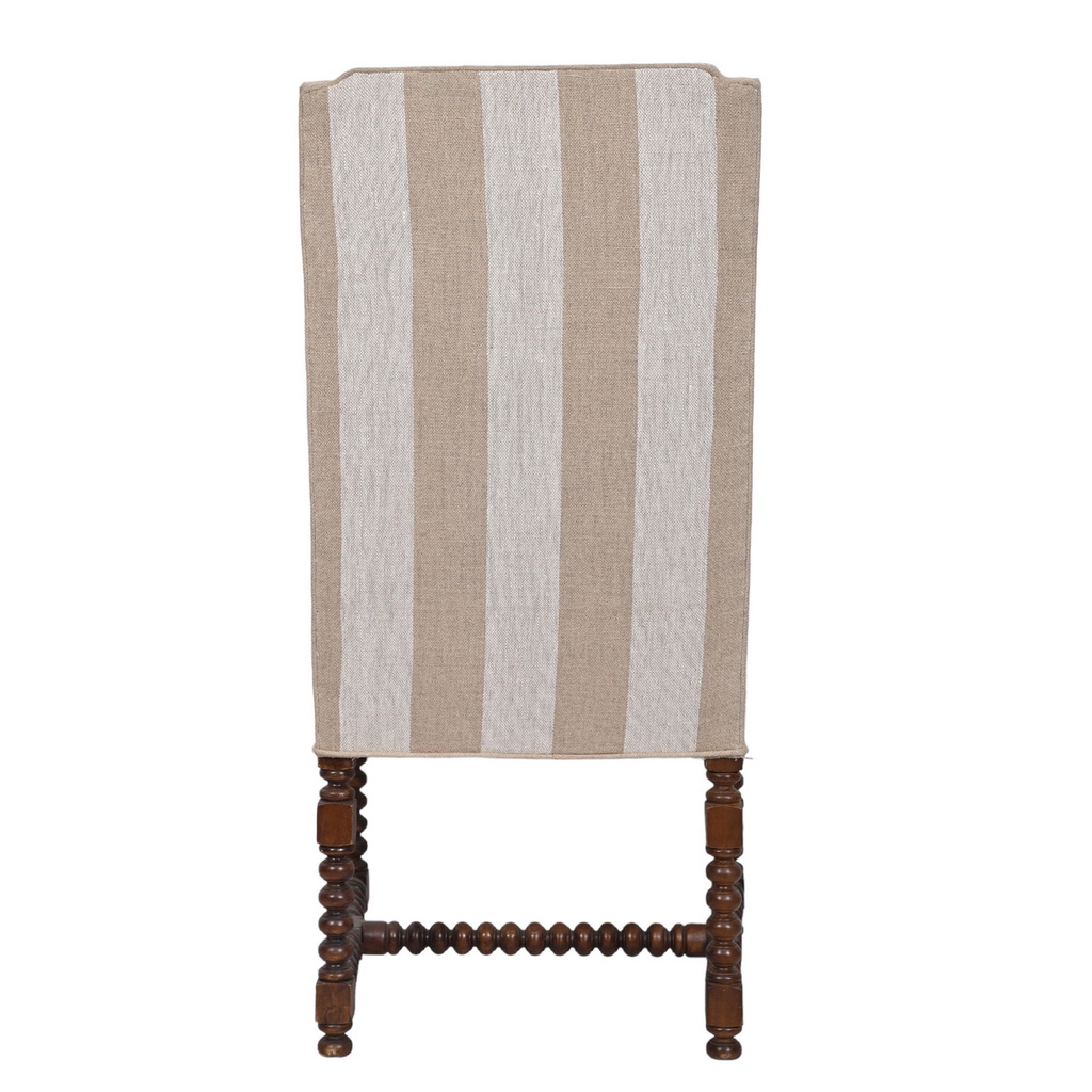 Spiral leg Spanish dining chair