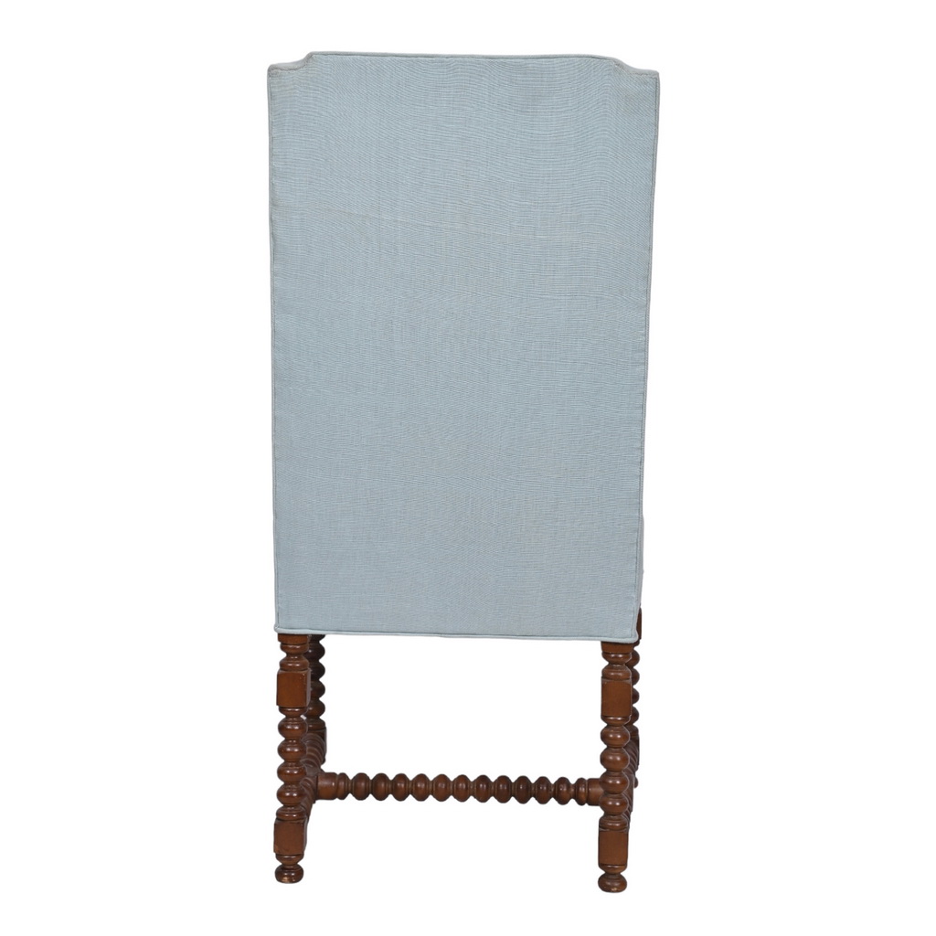 Spiral leg Spanish dining chair