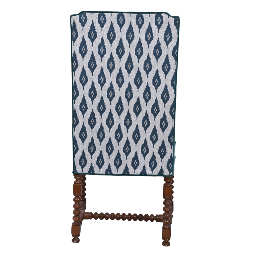 Spiral leg Spanish dining chair