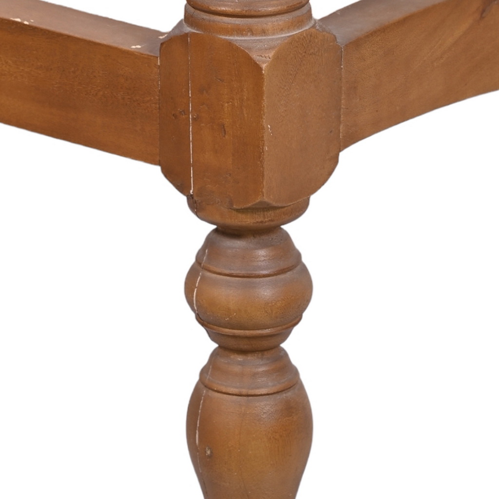 Colonial rattan armchair