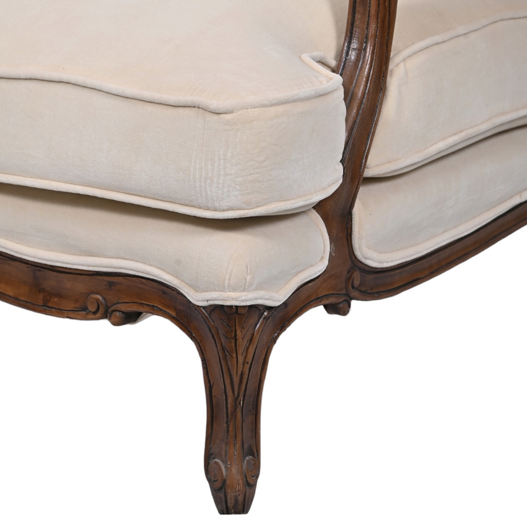 French regency style armchair- walnut