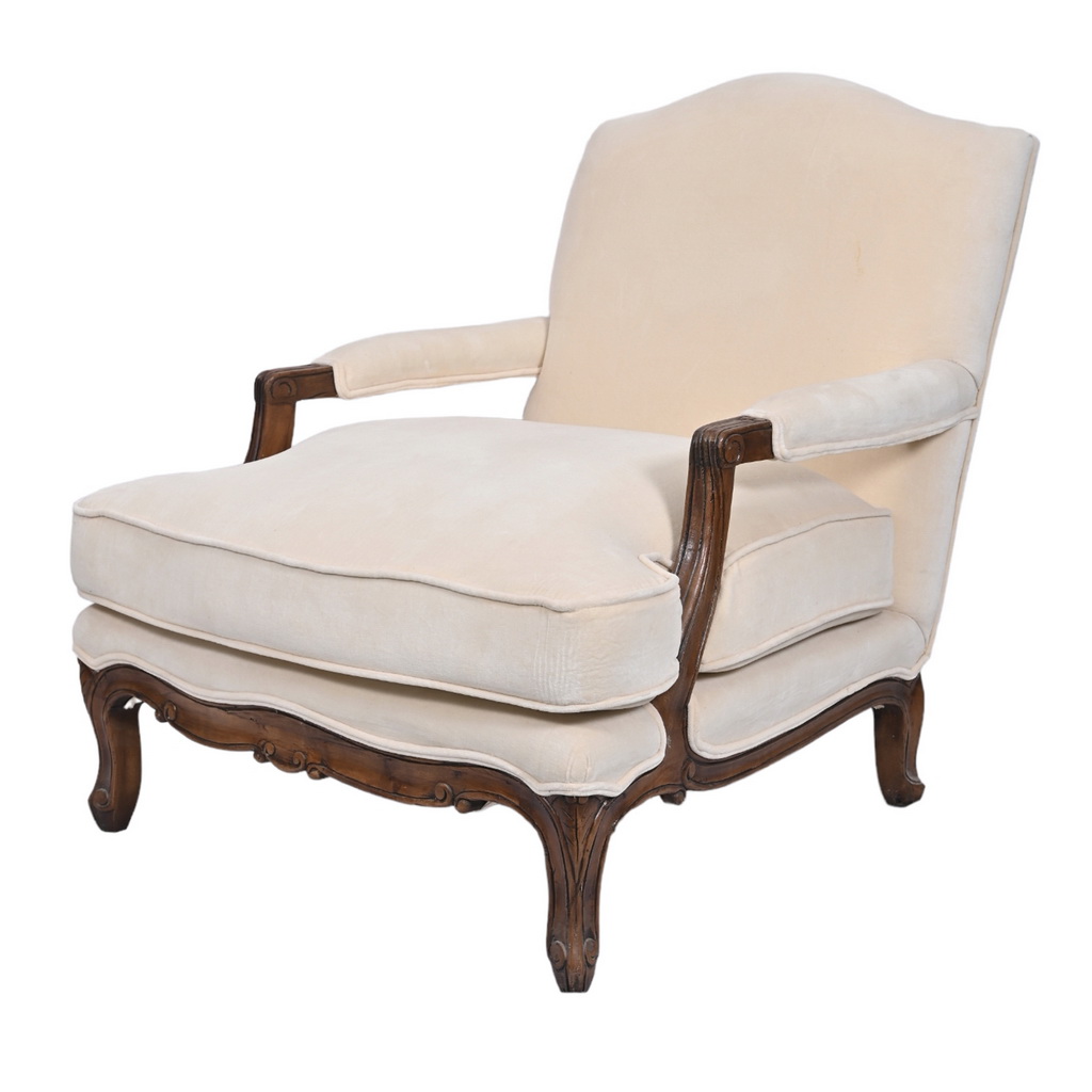 French regency style armchair- walnut