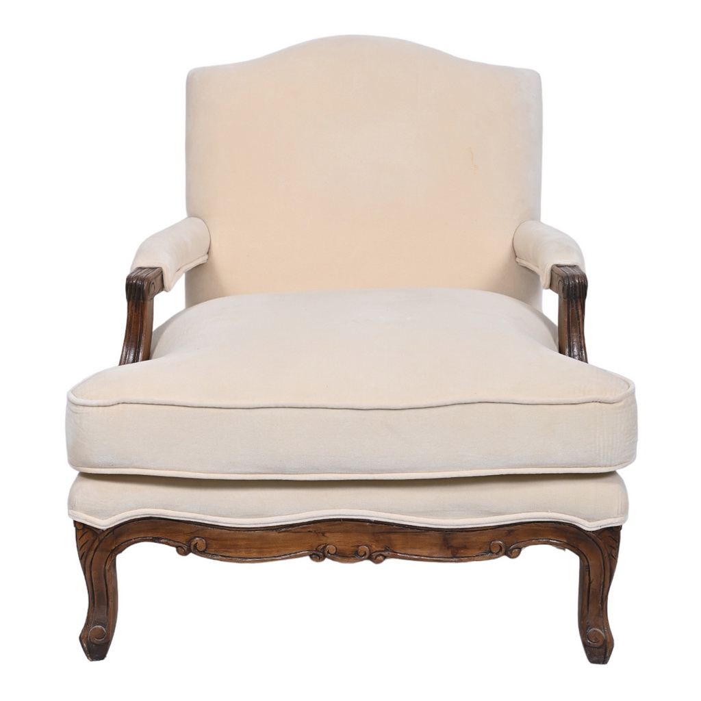 French regency style armchair- walnut