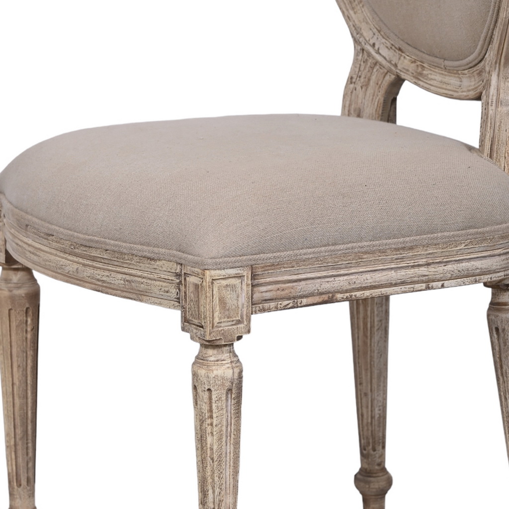 oval back dining chair