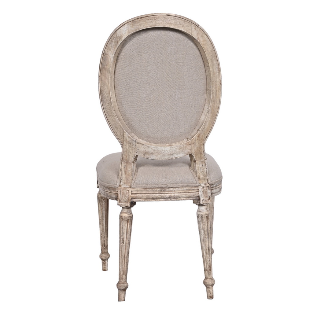 oval back dining chair