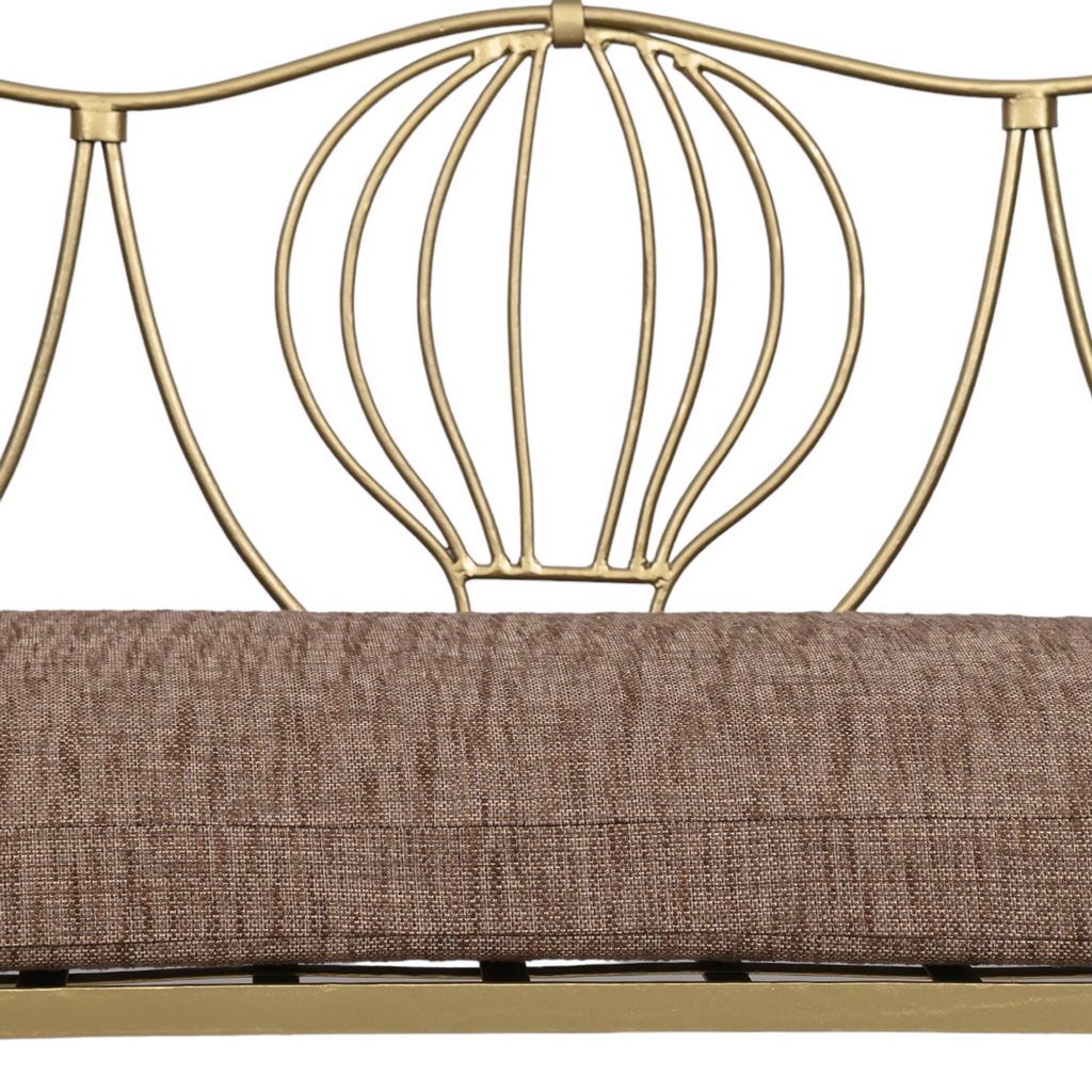 Antique gold bench