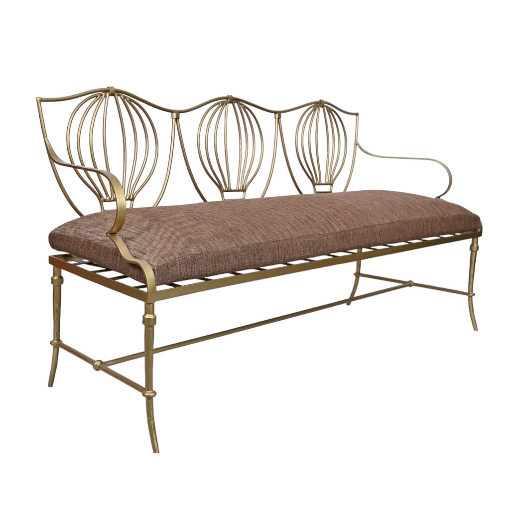 Antique gold bench