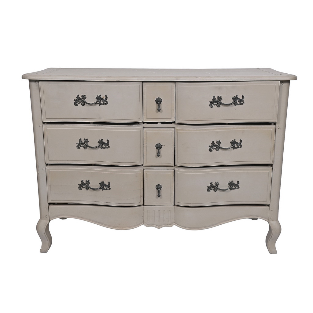 Grey Gustavian chest