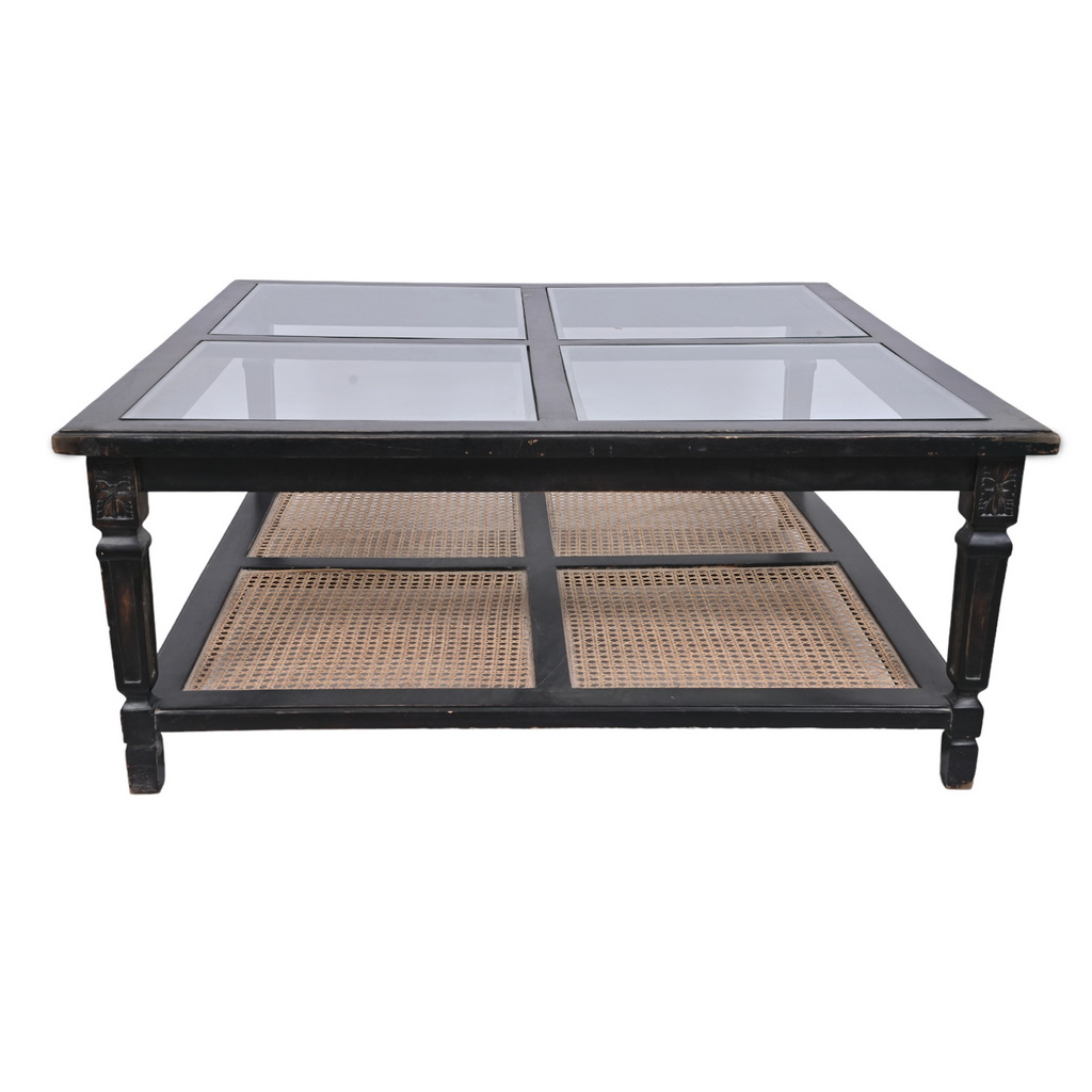 Rosettes hand-carved Coffee table