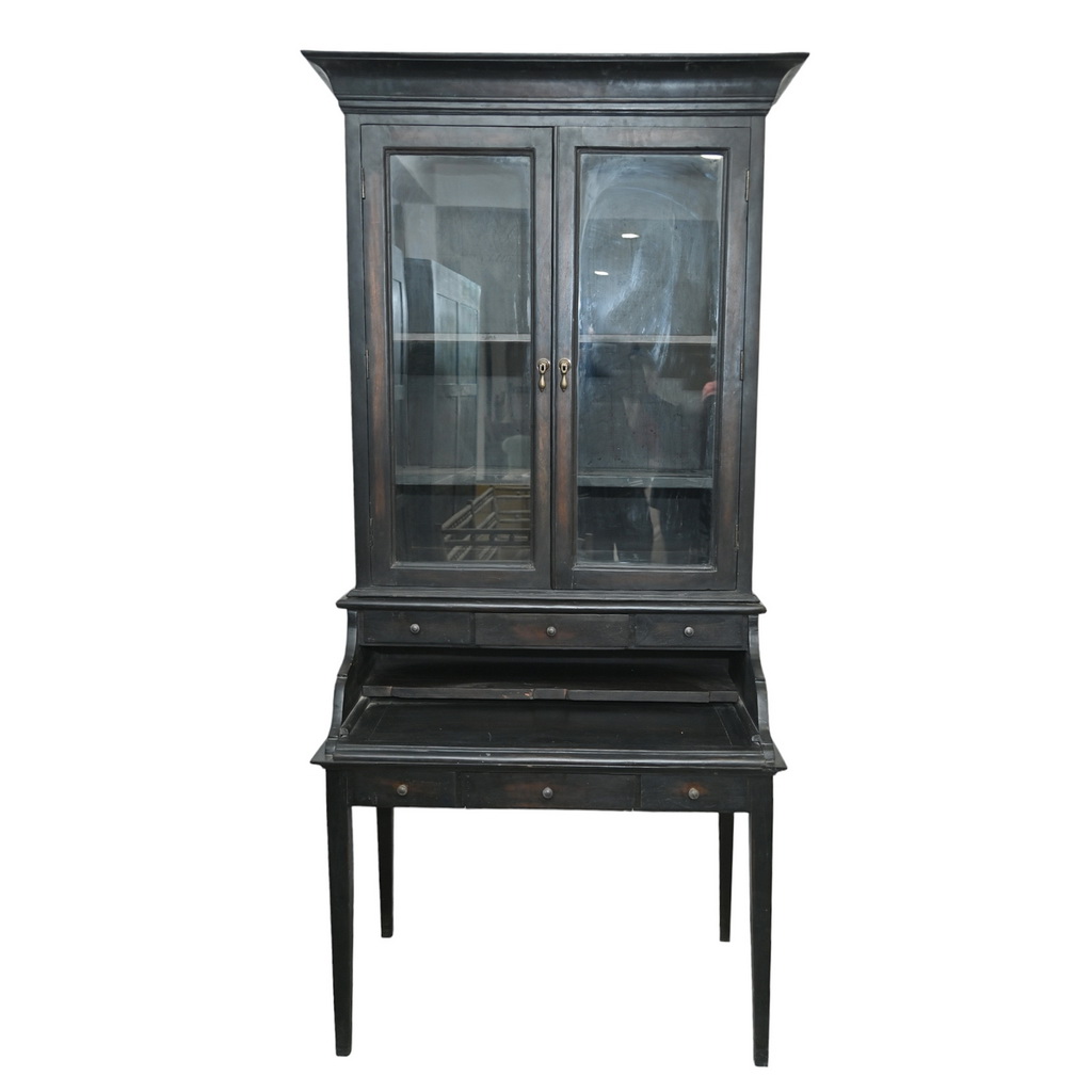 Farmhouse cabinet with desk