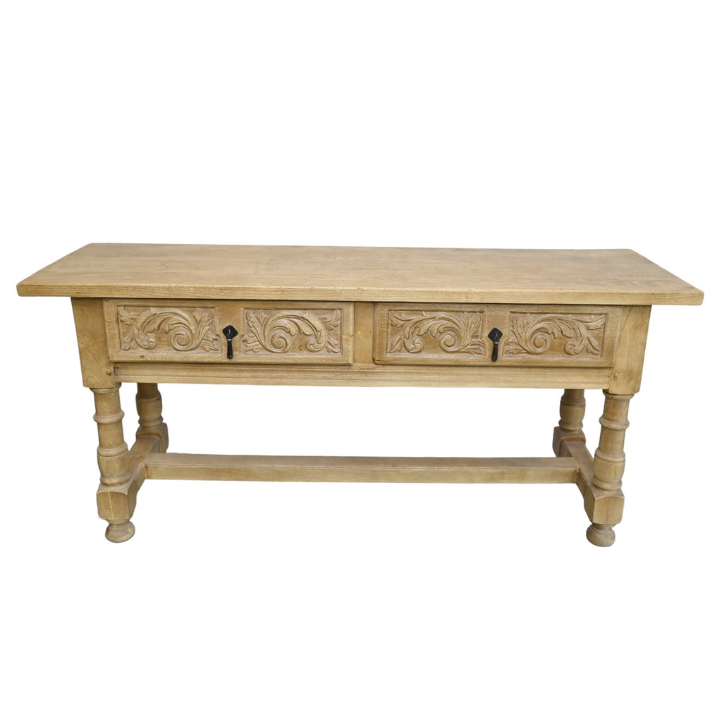 Spanish carved console