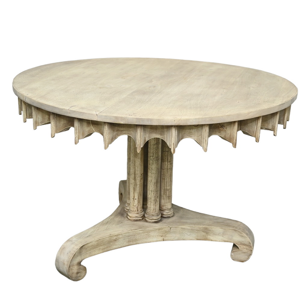 Round dining table