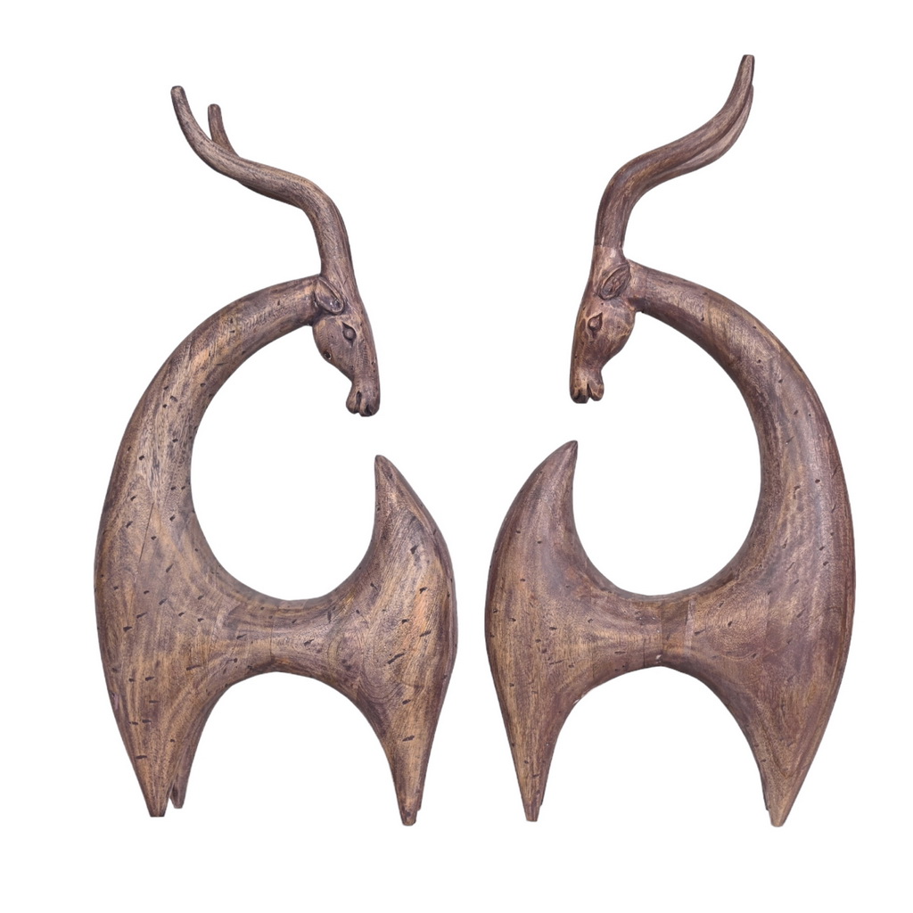 Wooden abstract figure- deer