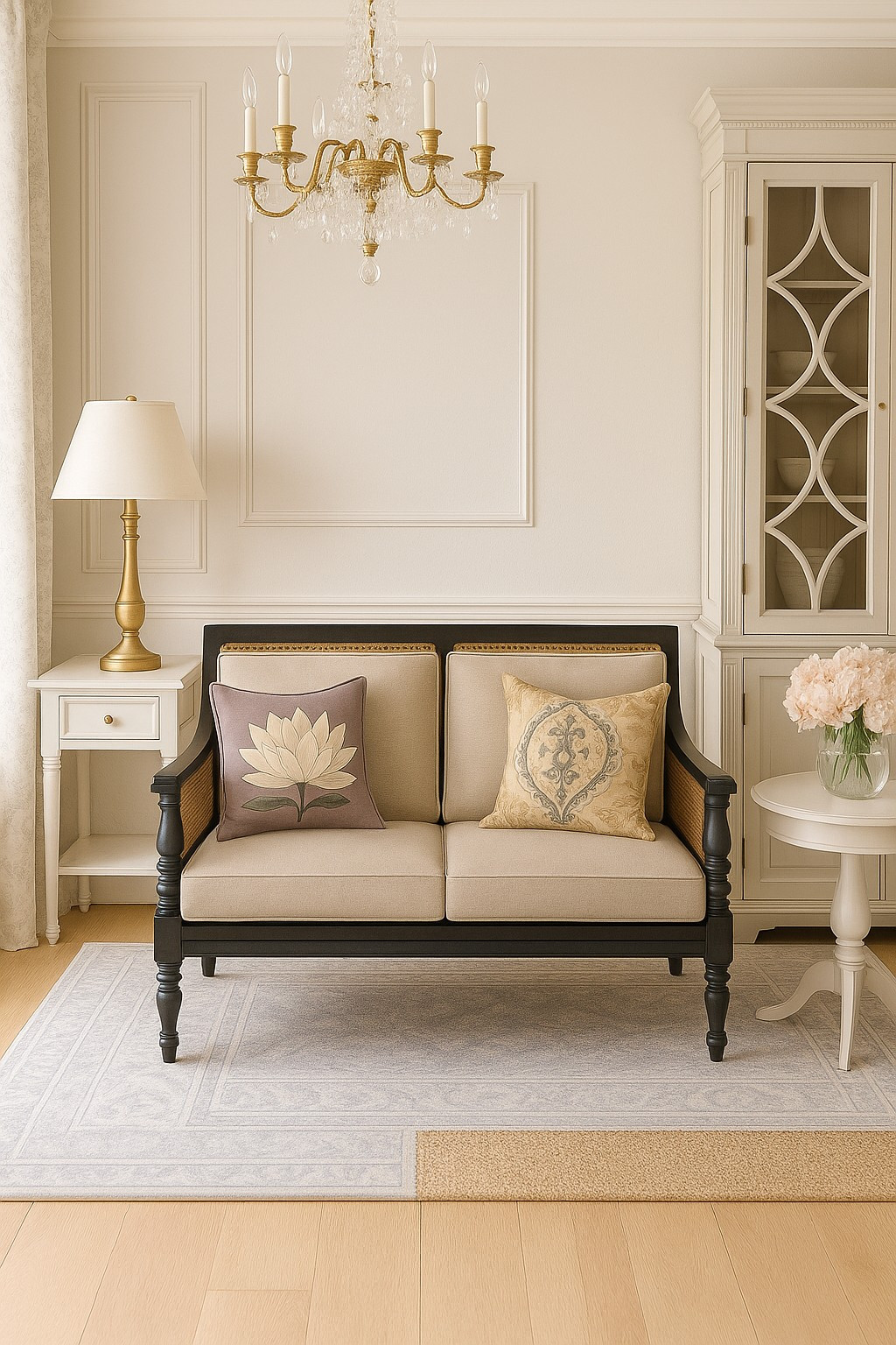 Colonial Rattan sofa