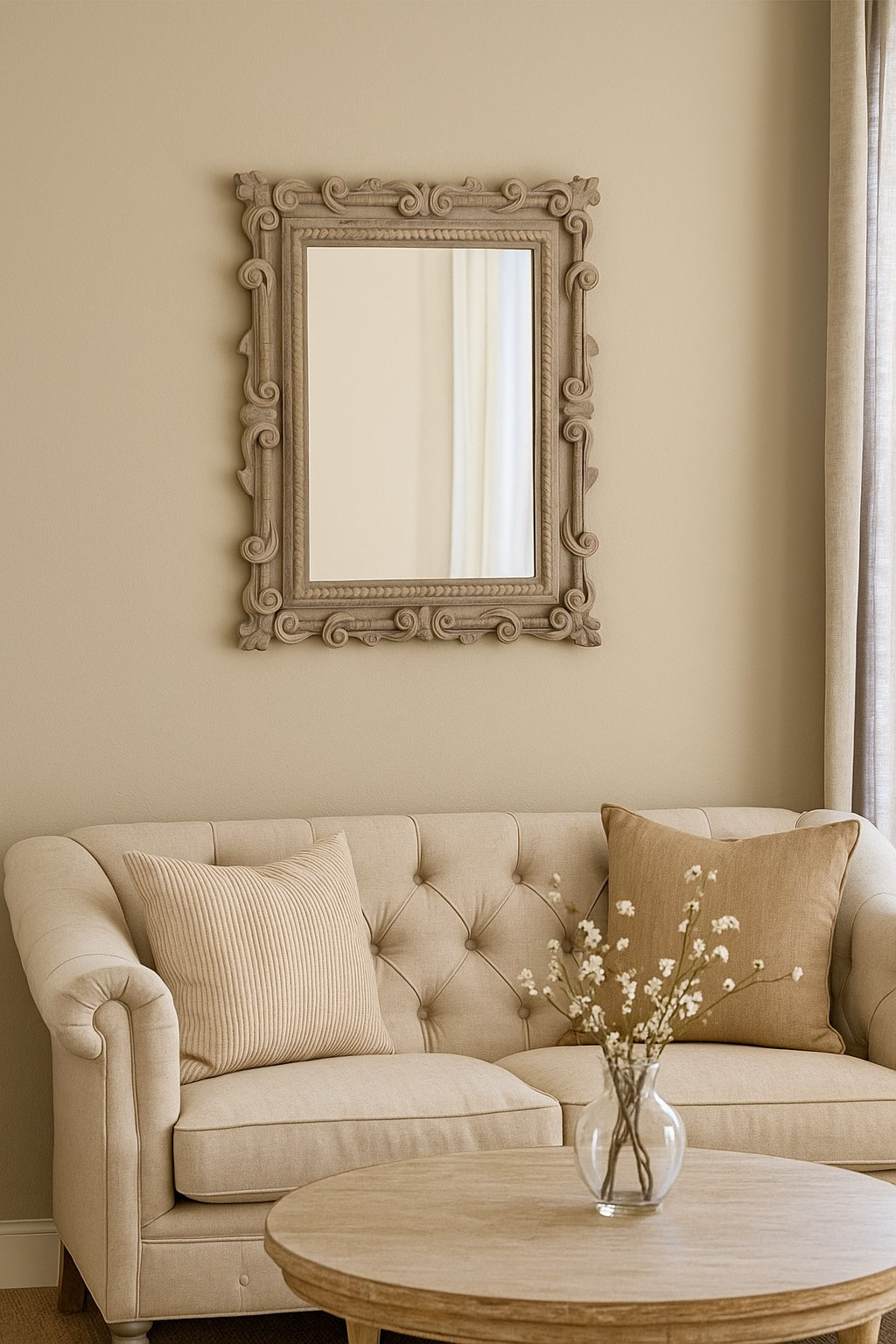 Spanish mirror frame