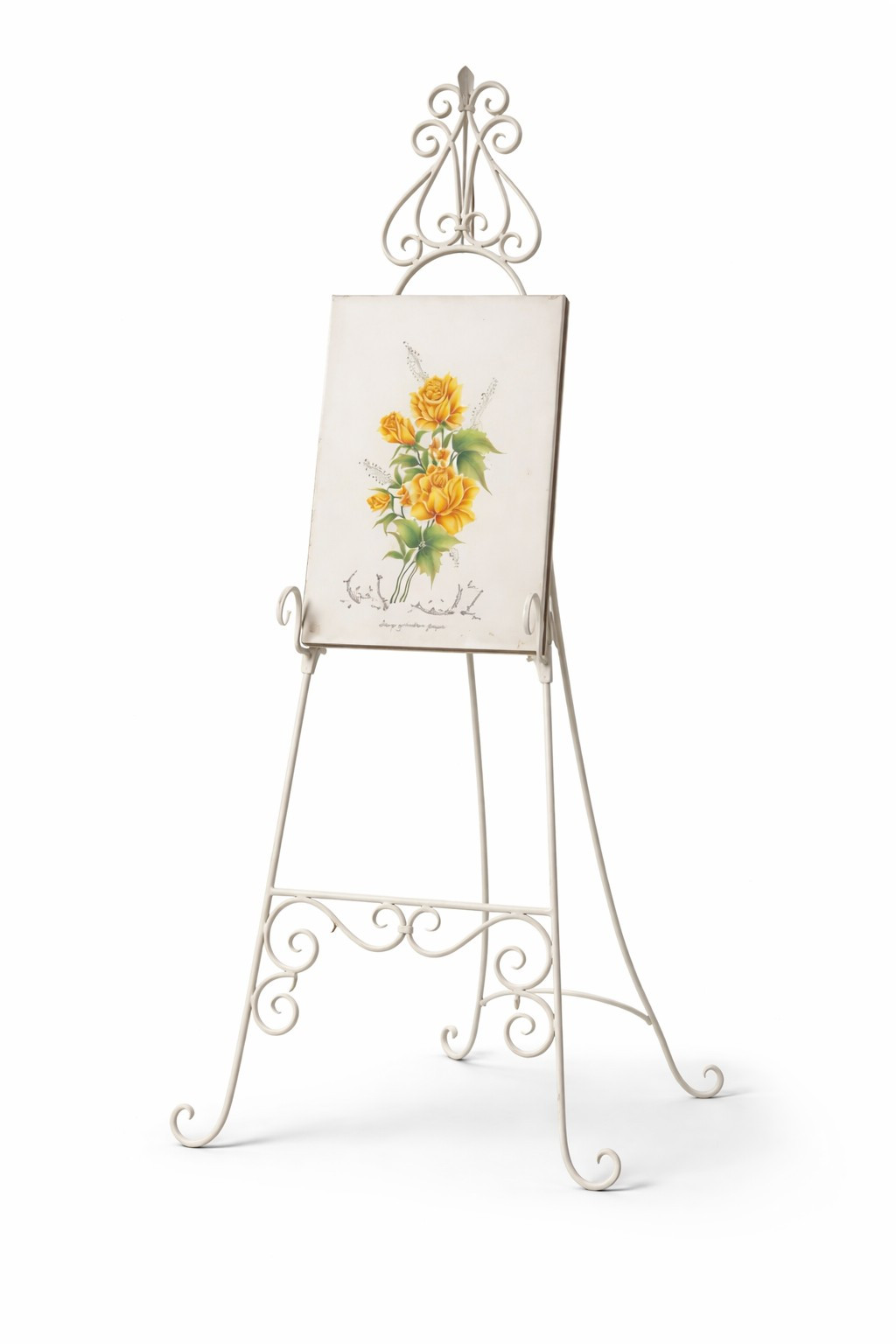 La Roseraie Wrought Iron Display Easel