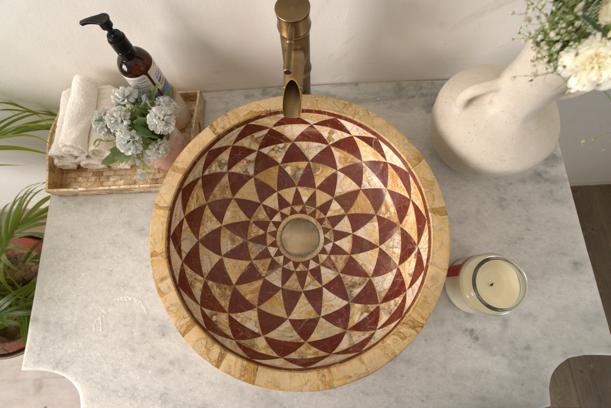 Tiger eye basin