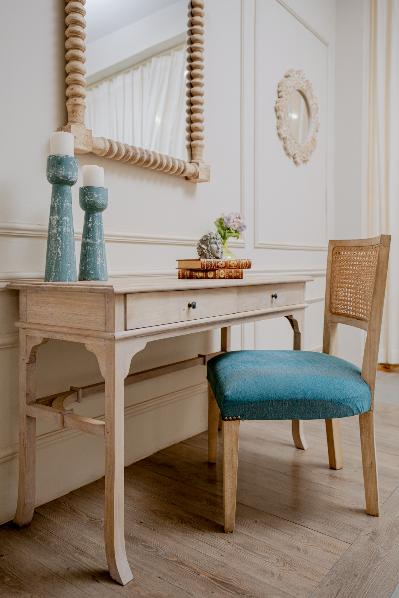 French Country Cane Dining Chair