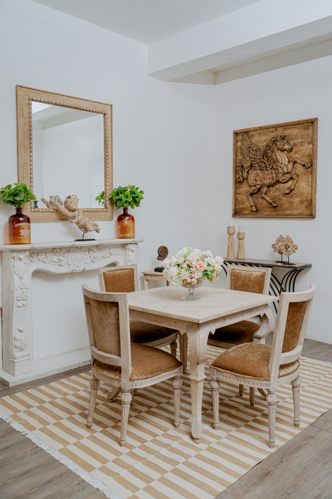 Ornate French dining table