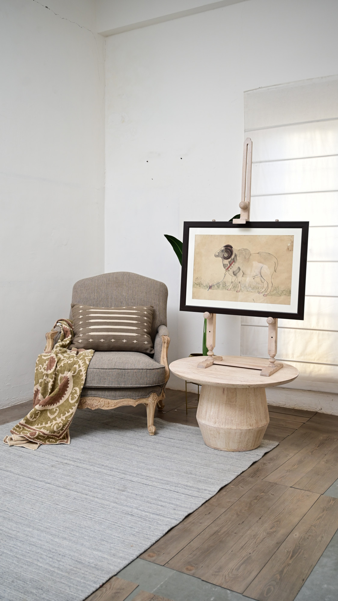 Berger striped chair