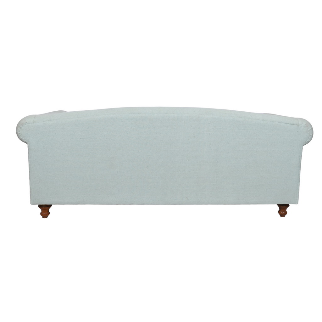 English dove green sofa