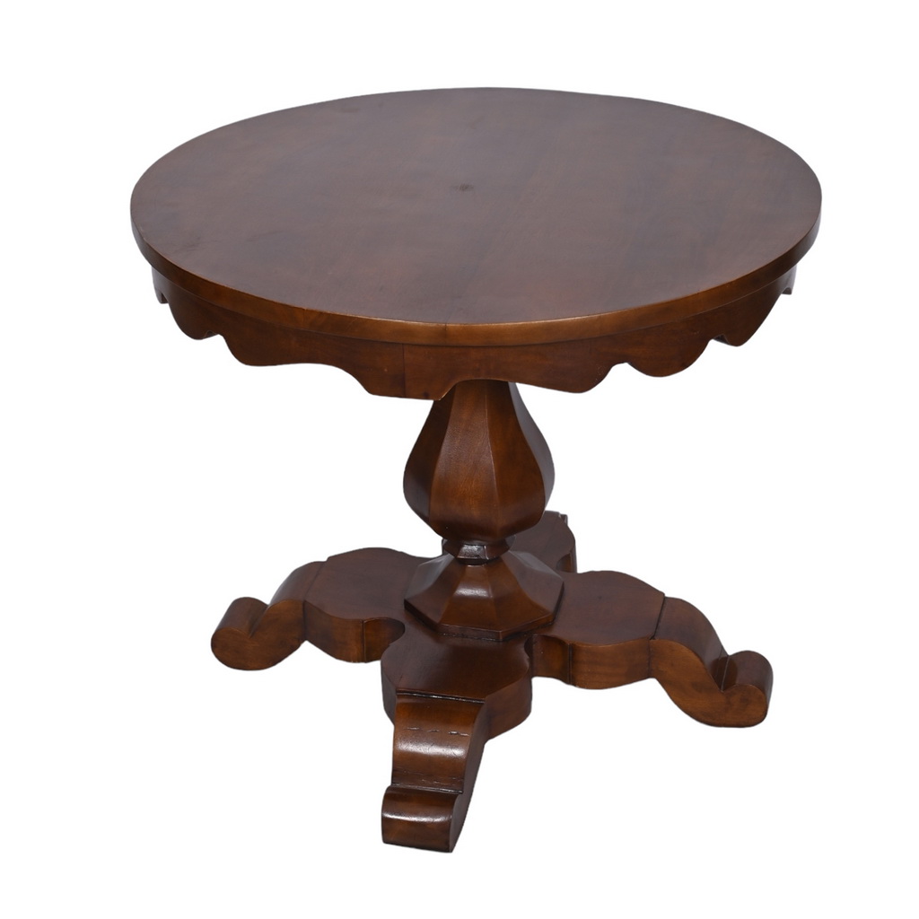 Round pedestal table