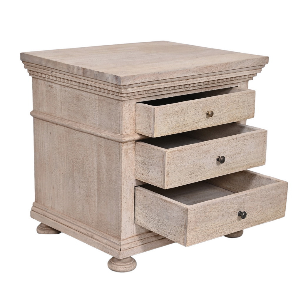 Scroll side table