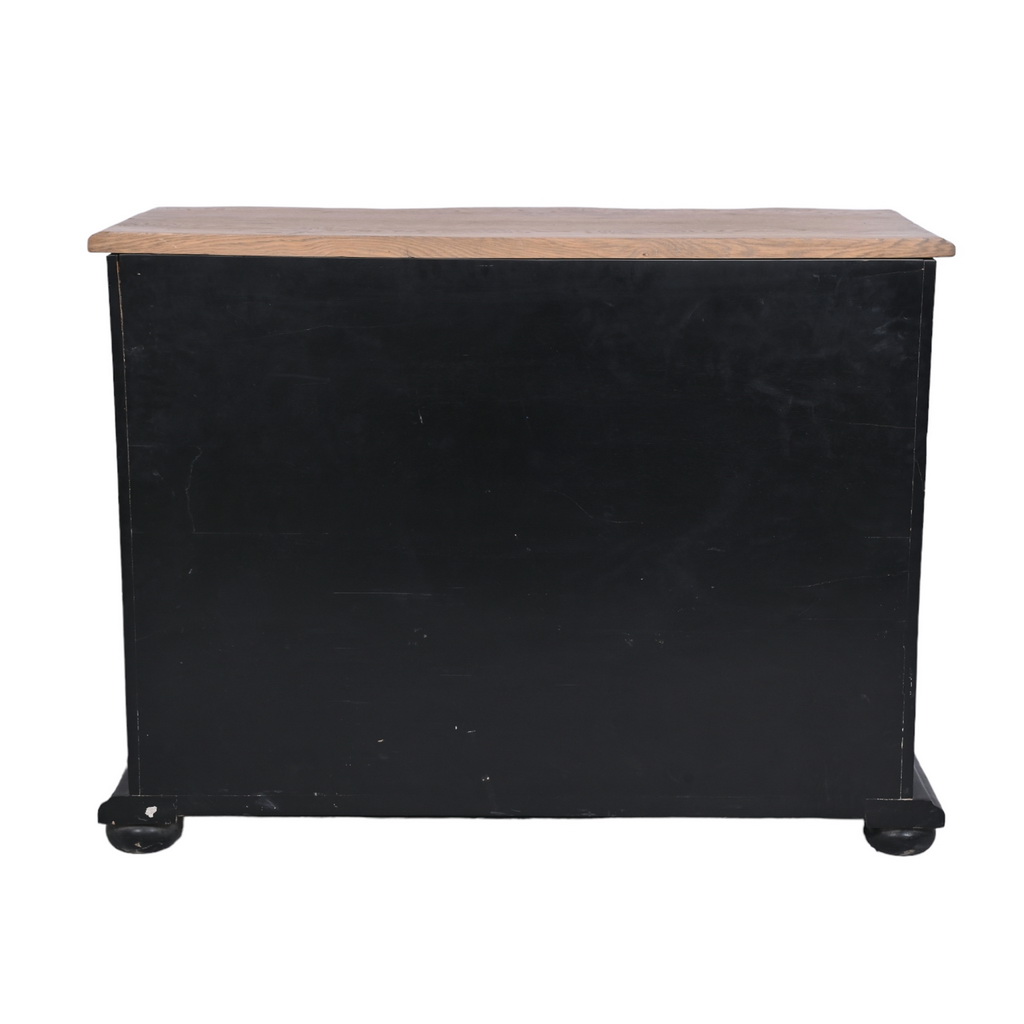 Black French Country Chest