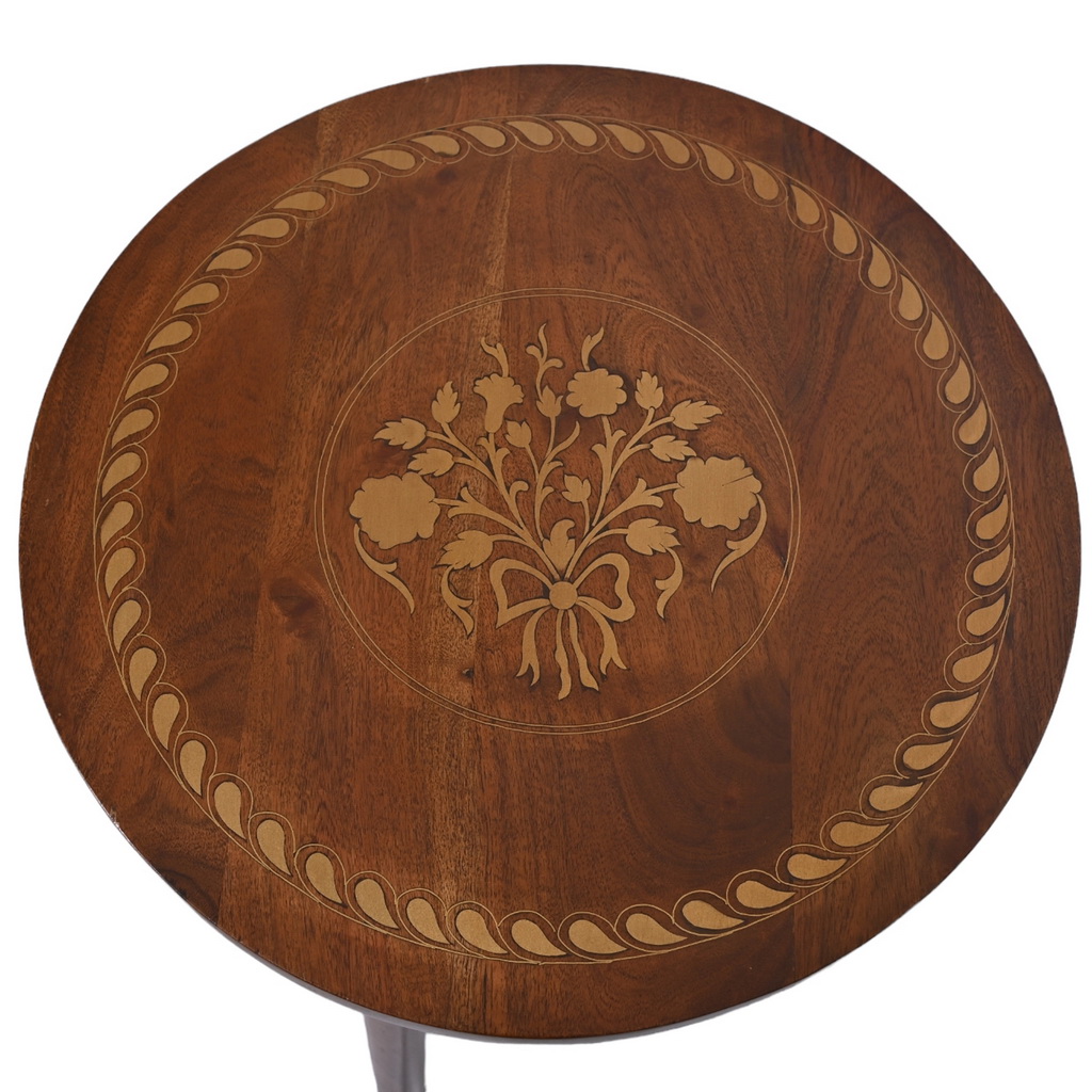 Gold inlay side table