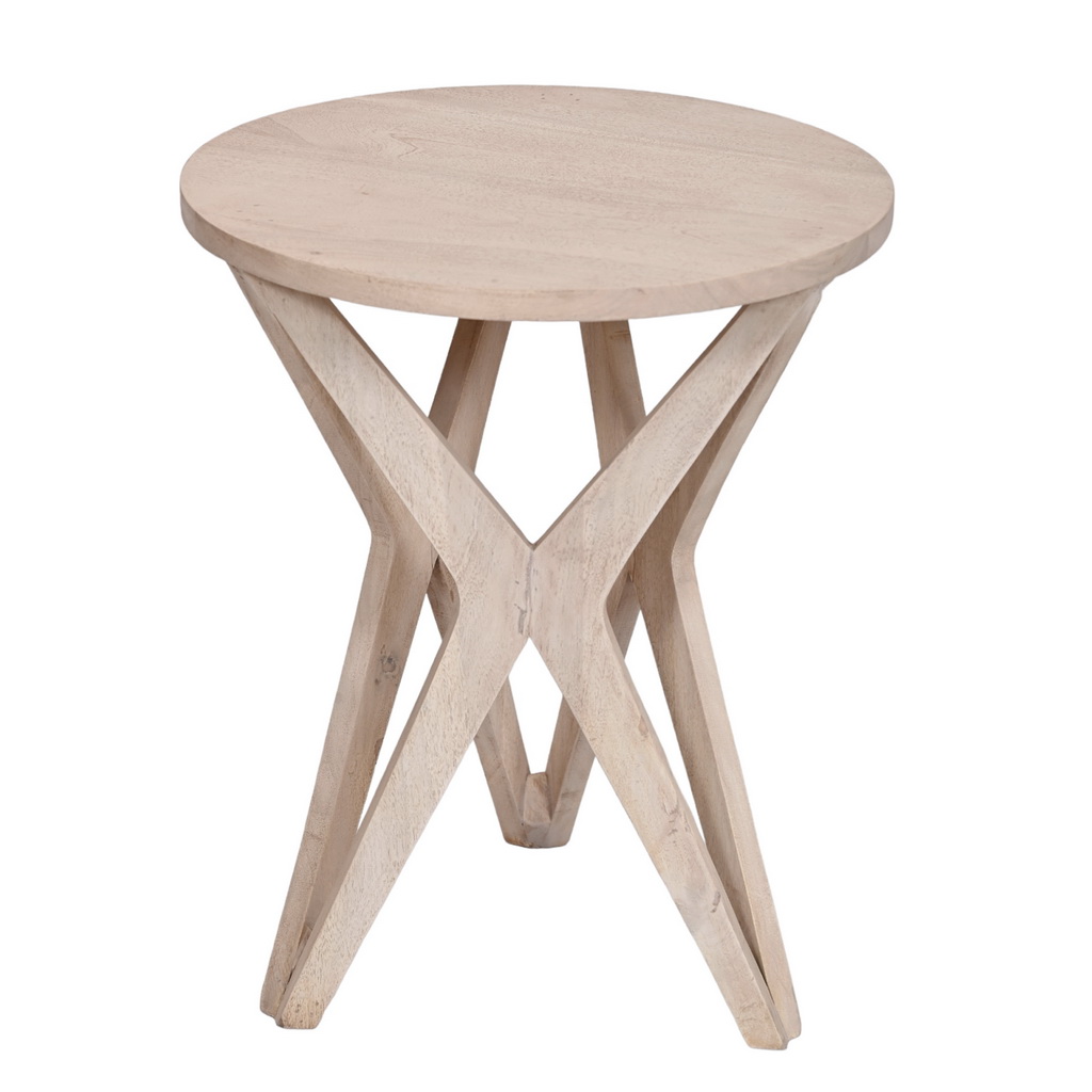 Round art deco side table