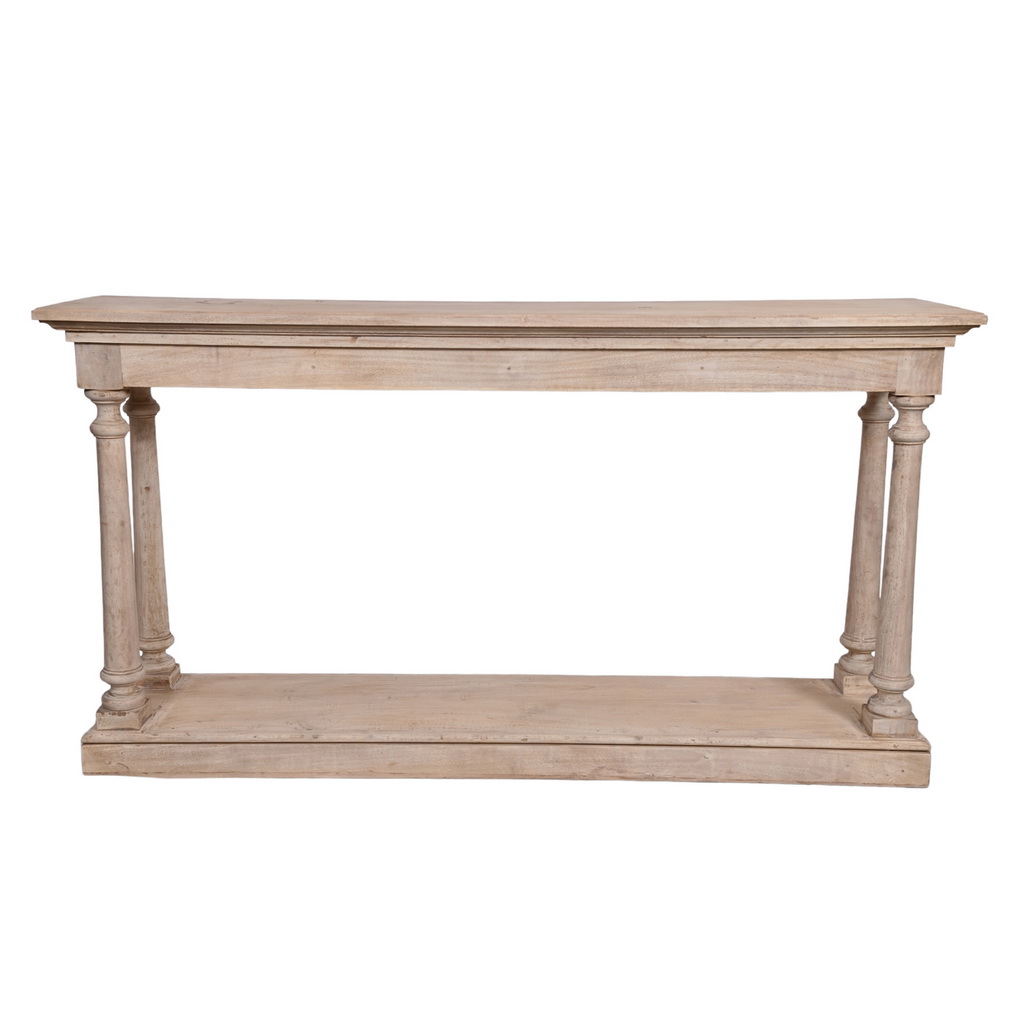 Chic farmhouse sleek console