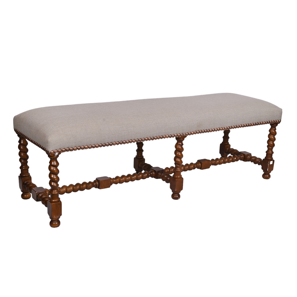 Barcelona long bench - walnut