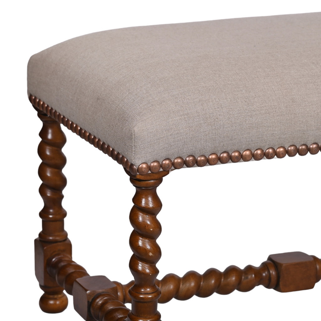 Barcelona long bench - walnut