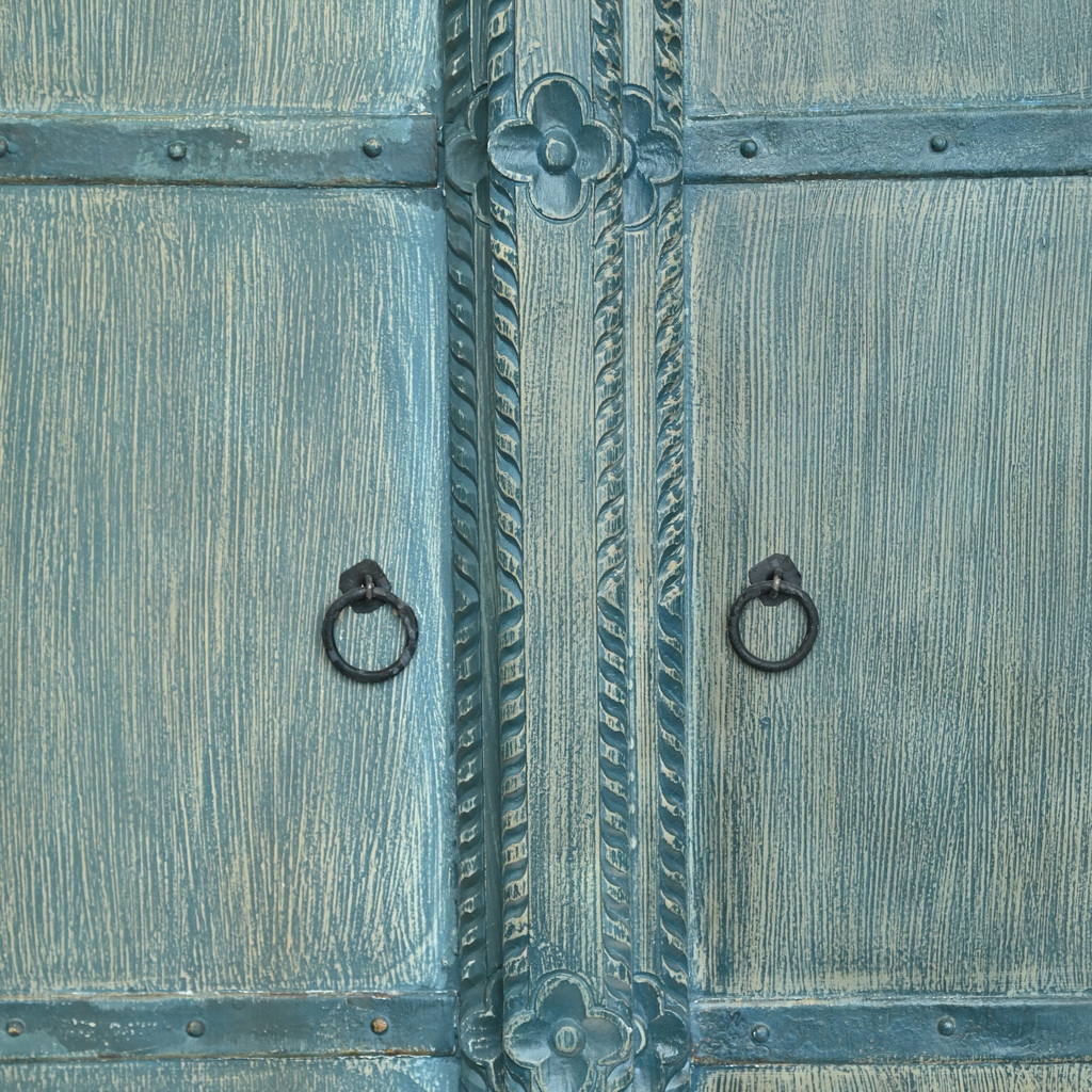 Teal royal armoire