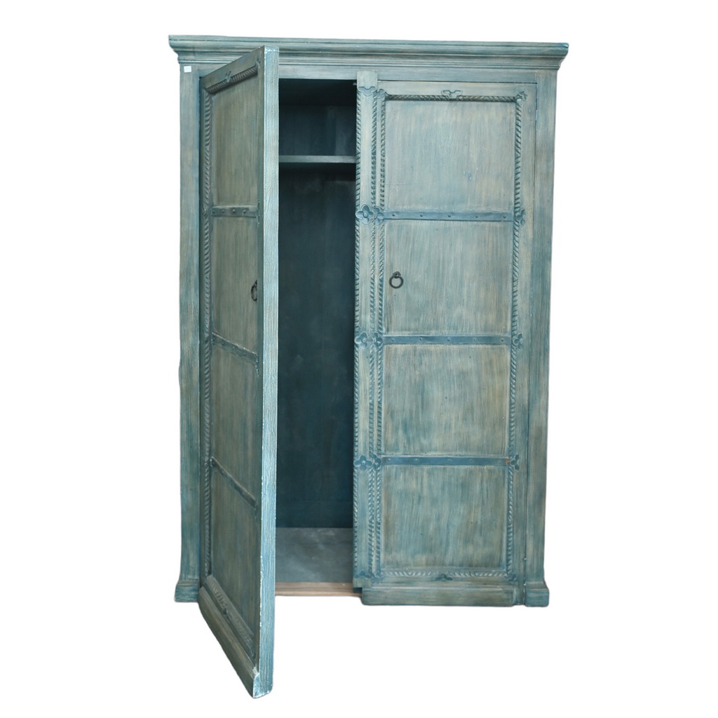 Teal royal armoire
