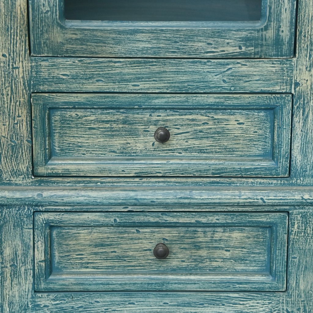 Teal green Bookcase