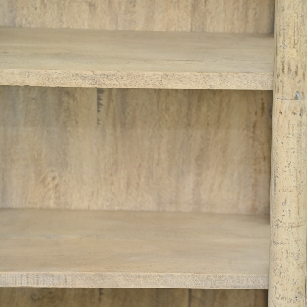 French long carved bookshelf