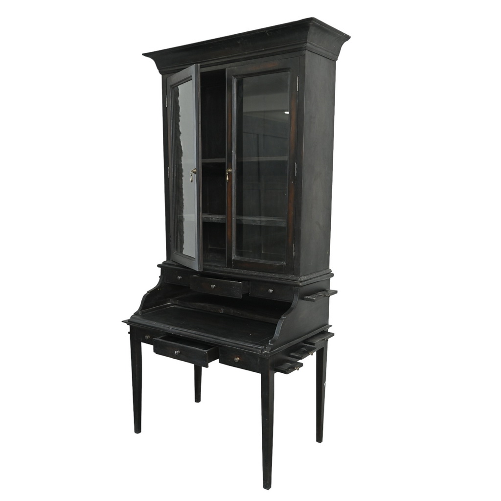 Farmhouse cabinet with desk