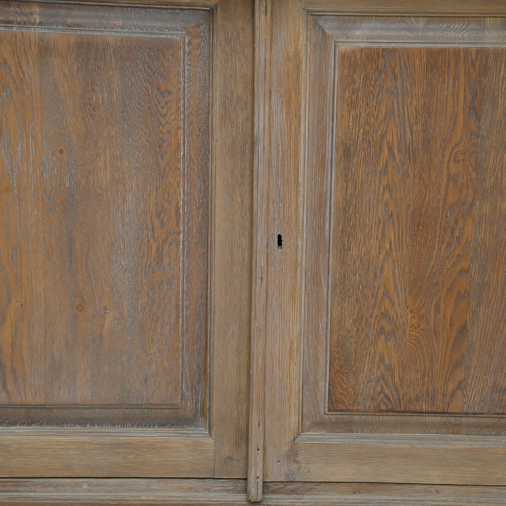 French glass farmhouse cabinet