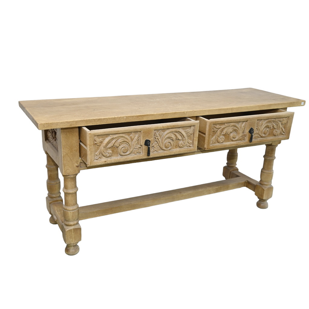 Spanish carved console